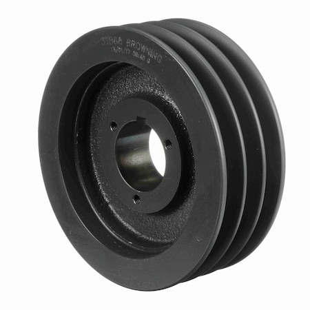 Browning 3 Groove Cast Iron Bushed Bore Multiple Sheave, 3TB68 3TB68